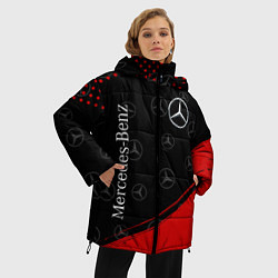 Куртка зимняя женская MERCEDES МЕРСЕДЕС, цвет: 3D-светло-серый — фото 2