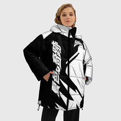 Куртка зимняя женская JoJo Bizarre Adventure, цвет: 3D-черный — фото 2