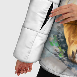 Куртка зимняя женская Tiger Art, цвет: 3D-черный — фото 2