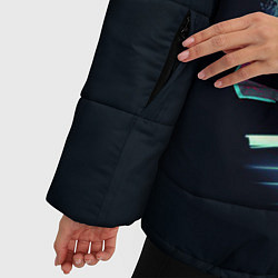 Куртка зимняя женская The Alien, цвет: 3D-черный — фото 2