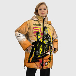 Куртка зимняя женская Лига справедливости, цвет: 3D-красный — фото 2