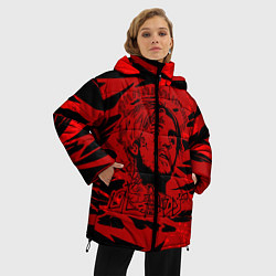 Куртка зимняя женская Lil Peep, цвет: 3D-красный — фото 2