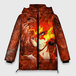 Куртка зимняя женская Тодороки Шото, цвет: 3D-светло-серый