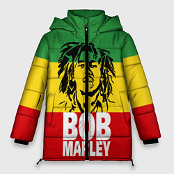 Куртка зимняя женская Bob Marley, цвет: 3D-черный