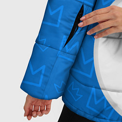 Куртка зимняя женская Fall guys, цвет: 3D-черный — фото 2