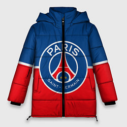 Куртка зимняя женская FC PSG, цвет: 3D-красный