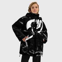 Куртка зимняя женская ХВОСТ ФЕИ, цвет: 3D-черный — фото 2