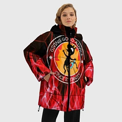 Куртка зимняя женская FIRE, цвет: 3D-светло-серый — фото 2