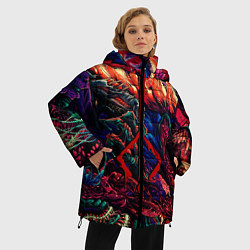 Куртка зимняя женская DARK SOULS III, цвет: 3D-черный — фото 2