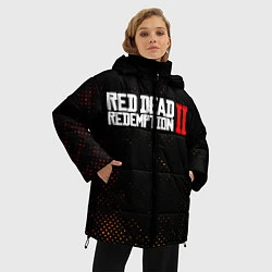 Куртка зимняя женская RED DEAD REDEMPTION 2, цвет: 3D-красный — фото 2