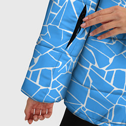 Куртка зимняя женская Manchester City 2021 Home Kit, цвет: 3D-черный — фото 2
