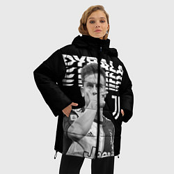 Куртка зимняя женская Paulo Dybala, цвет: 3D-черный — фото 2
