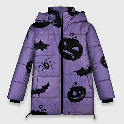 Женская зимняя куртка Фиолетовый хэллоуин