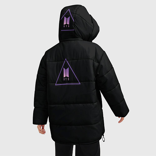 Женская зимняя куртка BTS / 3D-Черный – фото 4
