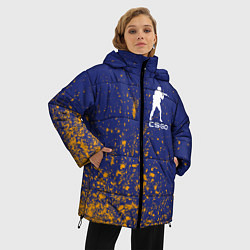 Куртка зимняя женская CS GO КС ГО, цвет: 3D-черный — фото 2