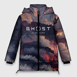 Куртка зимняя женская Ghost of Tsushima, цвет: 3D-черный