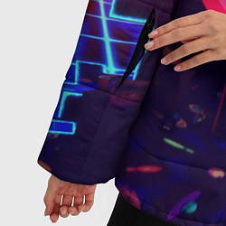 Куртка зимняя женская SONIC RETRO, цвет: 3D-черный — фото 2
