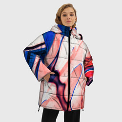 Куртка зимняя женская Fluid art, цвет: 3D-черный — фото 2