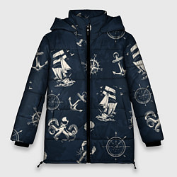 Куртка зимняя женская Nautical art, цвет: 3D-черный