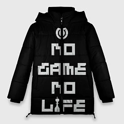 Куртка зимняя женская NO GAME NO LIFE, цвет: 3D-черный