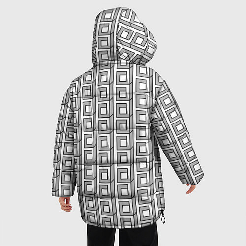 Женская зимняя куртка Архитектура / 3D-Черный – фото 4