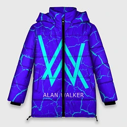 Куртка зимняя женская ALAN WALKER АЛАН УОКЕР, цвет: 3D-черный