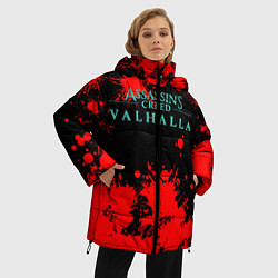 Куртка зимняя женская Assassins Creed Valhalla, цвет: 3D-черный — фото 2