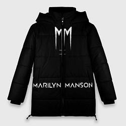 Куртка зимняя женская Marilyn Manson, цвет: 3D-светло-серый