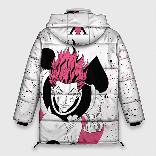 Женская зимняя куртка Hunter x Hunter, Hisoka / 3D-Красный – фото 2