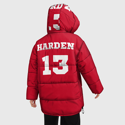 Женская зимняя куртка James Harden Houston Rockets / 3D-Черный – фото 4