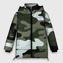 Куртка зимняя женская Camouflage 2, цвет: 3D-светло-серый