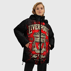 Куртка зимняя женская LIVERPOOL FC, цвет: 3D-черный — фото 2