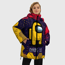 Куртка зимняя женская AMONG US АМОНГ АС, цвет: 3D-черный — фото 2