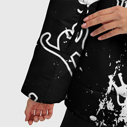 Куртка зимняя женская Ъуъ съука, цвет: 3D-черный — фото 2