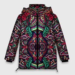 Куртка зимняя женская COLORS, цвет: 3D-черный