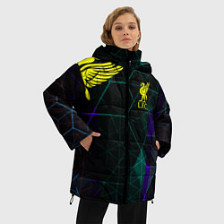 Куртка зимняя женская Liverpool Ливерпуль, цвет: 3D-черный — фото 2