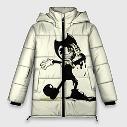 Куртка зимняя женская Bendy And The Ink Machine, цвет: 3D-светло-серый