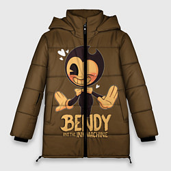 Куртка зимняя женская Bendy And The Ink Machine, цвет: 3D-черный