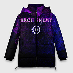 Куртка зимняя женская Arch Enemy Neon logo, цвет: 3D-черный