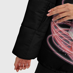 Куртка зимняя женская Genshin Impact Klee, цвет: 3D-светло-серый — фото 2