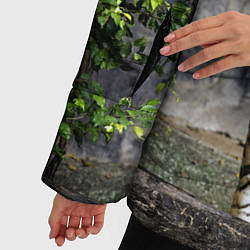 Куртка зимняя женская ТИГР В ЛЕСУ, цвет: 3D-черный — фото 2