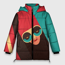 Куртка зимняя женская RETDO FACE, цвет: 3D-черный