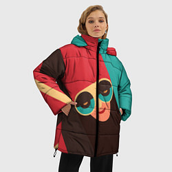 Куртка зимняя женская RETDO FACE, цвет: 3D-черный — фото 2