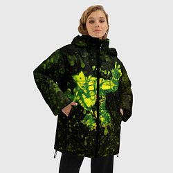 Куртка зимняя женская JOJOS BIZARRE ZA WARUDO, цвет: 3D-светло-серый — фото 2