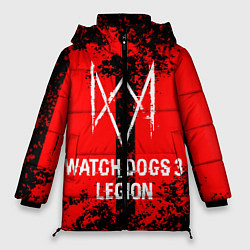 Куртка зимняя женская Watch Dogs: Legion, цвет: 3D-красный