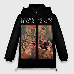 Куртка зимняя женская BRING ME THE HORIZON, цвет: 3D-черный