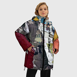 Куртка зимняя женская Street art, цвет: 3D-черный — фото 2