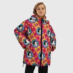 Куртка зимняя женская Белоснежка, цвет: 3D-черный — фото 2