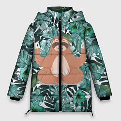 Женская зимняя куртка Ленивец Йог