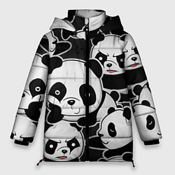 Женская зимняя куртка Смешные панды